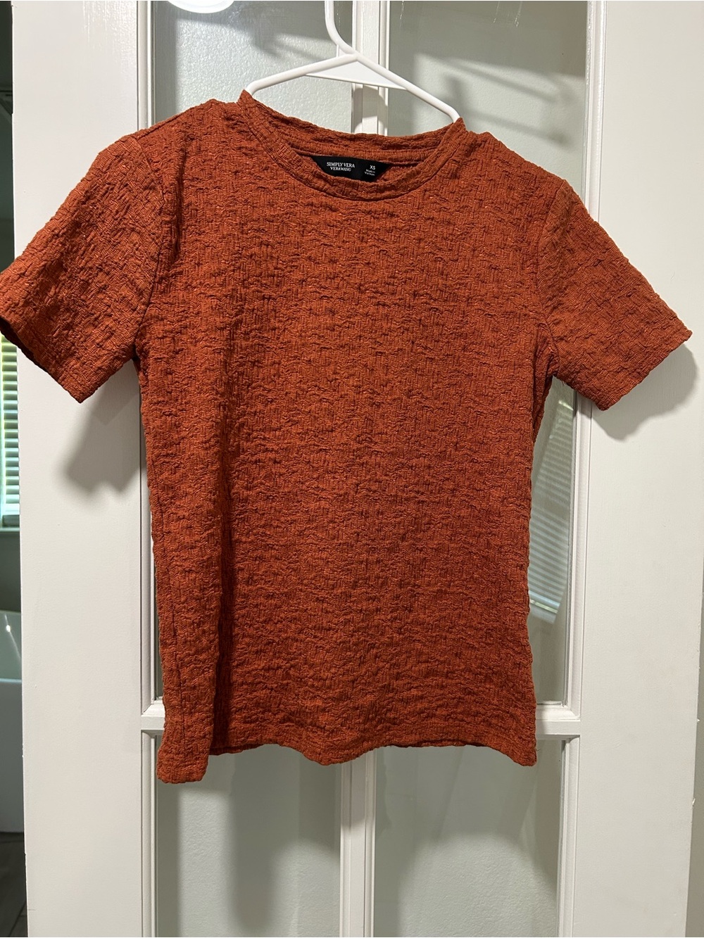 Simply Vera Verwang Rust Blouse XS
